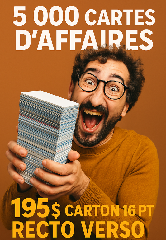 Cartes d'affaire 5000