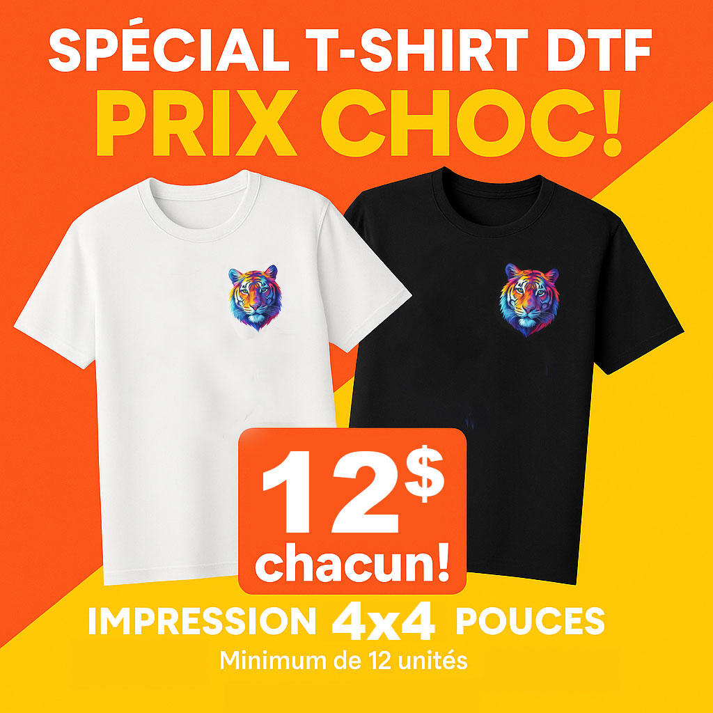 T-SHIRT + DTF 4X4