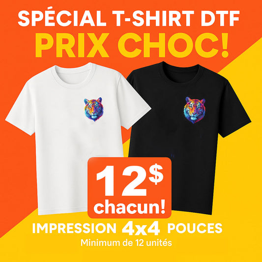 T-SHIRT + DTF 4X4