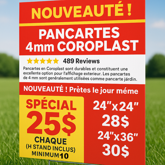 PANCARTE COROPLASTE